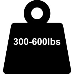 300-600 lbs