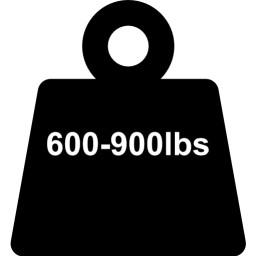 600-900 lbs