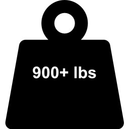 900+ lbs